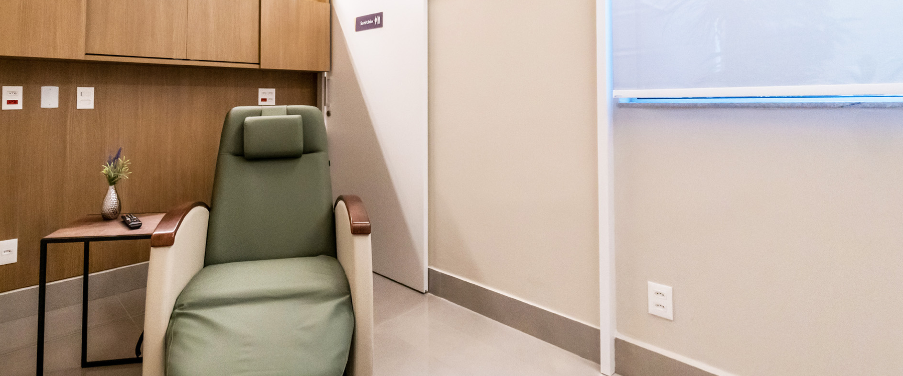 Sim Infusão Medicamentos foto da poltrona